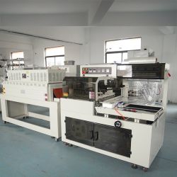 Shrink packaging machie production line